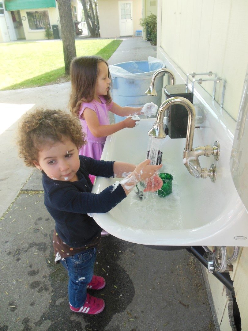 We Are Enjoying Our New Outside Sink CV Preschool